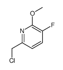 6-(chloromethyl)-3-fluoro-2-methoxypyridine Structure