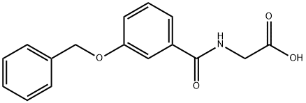 2-{[3-(Benzyloxy)phenyl]formamido}acetic Acid Structure