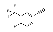 BENZENE, 1-ETHYNYL-4-FLUORO-3-(TRIFLUOROMETHYL)-结构式