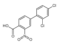 4-(2,4-dichlorophenyl)-2-nitrobenzoic acid结构式