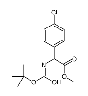 DL-N-Boc苯甘氨酸甲酯结构式