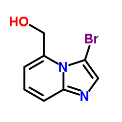 (3-Bromoimidazo[1,2-a]pyridin-5-yl)methanol结构式