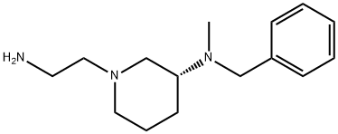 [(R)-1-(2-Amino-ethyl)-piperidin-3-yl]-benzyl-methyl-amine Structure