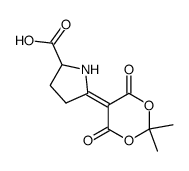 isopropylidene (5-carboxy-2-pyrrolidinylidene)malonate Structure