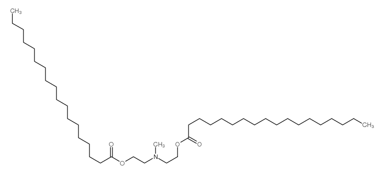 (methylimino)diethane-1,2-diyl distearate structure