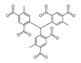 1-[bis(5-methyl-2,4-dinitrophenyl)methyl]-5-methyl-2,4-dinitrobenzene Structure