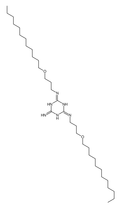 2-N,4-N-bis(3-dodecoxypropyl)-1,3,5-triazine-2,4,6-triamine结构式