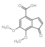 2,3-二氢-6,7-二甲氧基-1-氧代-1H-茚-4-羧酸图片