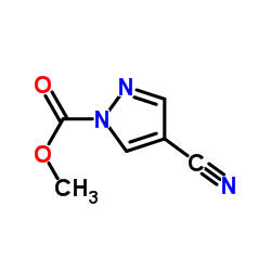 1H-Pyrazole-1-carboxylicacid,4-cyano-,methylester(9CI) picture