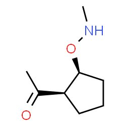 Ethanone, 1-[2-[(methylamino)oxy]cyclopentyl]-, cis- (9CI)结构式