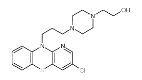 2-[4-[3-(3-chloropyrido[3,2-b][1,4]benzothiazin-10-yl)propyl]piperazin-1-yl]ethanol Structure