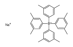 Borate(1-), tetrakis(3,5-dimethylphenyl)-, sodium(1:1)结构式