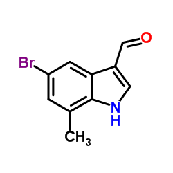 5-溴-7-甲基-1H-吲哚-3-甲醛图片