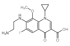 1,2-乙二胺加替沙星结构式