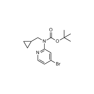 叔丁基(4-溴吡啶-2-基)(环丙基甲基)氨基甲酸酯图片