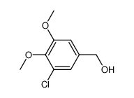 (3-chloro-4,5-dimethoxy-phenyl)-methanol structure