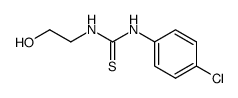 1-(4-chloro-phenyl)-3-(2-hydroxy-ethyl)-thiourea Structure