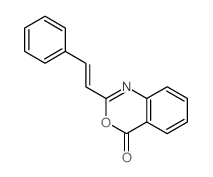 9-(2-phenylethenyl)-8-oxa-10-azabicyclo[4.4.0]deca-1,3,5,9-tetraen-7-one结构式