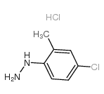 4-氯-邻甲苯肼盐酸盐结构式