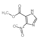 5-硝基咪唑-4-甲酸甲酯结构式