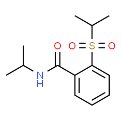 N-Isopropyl-o-(isopropylsulfonyl)benzamide结构式