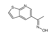 1-(噻吩并[2,3-b]吡啶-5-基)乙酮肟结构式