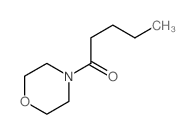 1-Pentanone,1-(4-morpholinyl)- Structure