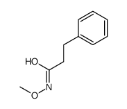 N-methoxy-3-phenylpropanamide结构式