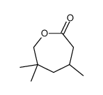 4,6,6-trimethyloxepan-2-one Structure