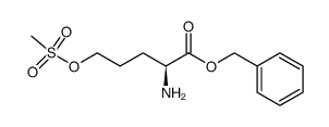 benzyl (S)-2-amino-5-((methylsulfonyl)oxy)pentanoate Structure