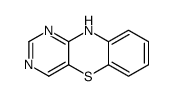 10H-pyrimido[5,4-b][1,4]benzothiazine结构式