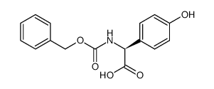 N-Cbz-S-4-Hydroxyphenylglycine Structure