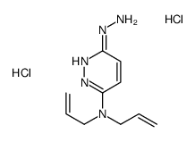 6-hydrazinyl-N,N-diprop-2-enyl-pyridazin-3-amine dihydrochloride Structure