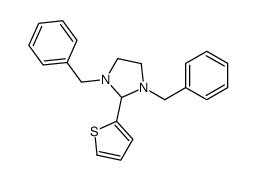 1,3-BIS(PHENYLMETHYL)-2-(2-THIENYL)-IMIDAZOLIDINE structure