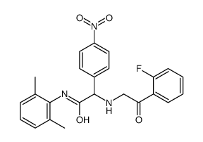 Benzeneacetamide, N-(2,6-dimethylphenyl)-alpha-[(2-fluorobenzoyl)methylamino]-4-nitro- (9CI) picture