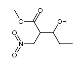 Methyl 3-hydroxy-2-(nitromethyl)pentanoate Structure