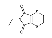 6-ethyl-2,3-dihydro-[1,4]dithiino[2,3-c]pyrrole-5,7-dione Structure