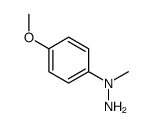 1-(4-methoxyphenyl)-1-methylhydrazine Structure