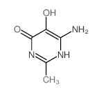 6-氨基-5-羟基-2-甲基-4(1h)-嘧啶酮结构式