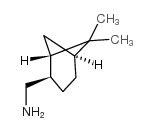 (-)-顺-6,6-二甲基双环[3.1.1]-2-氨甲基结构式