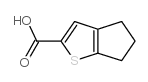 5,6-二氢-4H-环戊二烯[B]噻吩-2-羧酸结构式