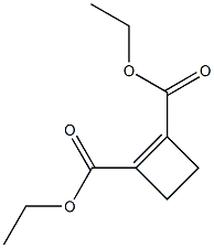 diethyl cyclobut-1-ene-1,2-dicarboxylate结构式