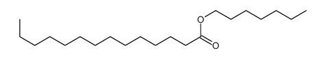 heptyl tetradecanoate结构式