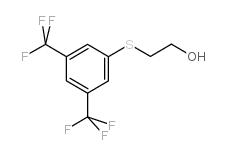 3,5-Bis(trifluoromethyl)phenylthioethanol结构式