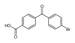 4-(4'-bromobenzoyl)benzoic acid结构式