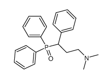 Diphenyl[α-[2-(dimethylamino)ethyl]benzyl]phosphine oxide结构式