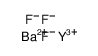 barium(2+),yttrium(3+),pentafluoride结构式