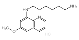 N-(6-methoxyquinolin-8-yl)hexane-1,6-diamine结构式