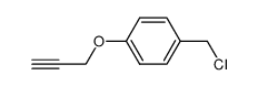 1-(chloromethyl)-4-(2-propynyloxy)benzene Structure