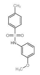 N-(3-methoxyphenyl)-4-methyl-benzenesulfonamide picture